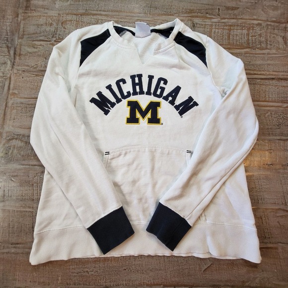 Champion Other - University Of Michigan Champion Sweatshirt Size Large White Pullover
